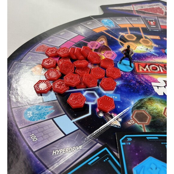 Star Wars Monopoly Board Game Hasbro Parker Brothers B0324 Complete - Picture 14 of 16